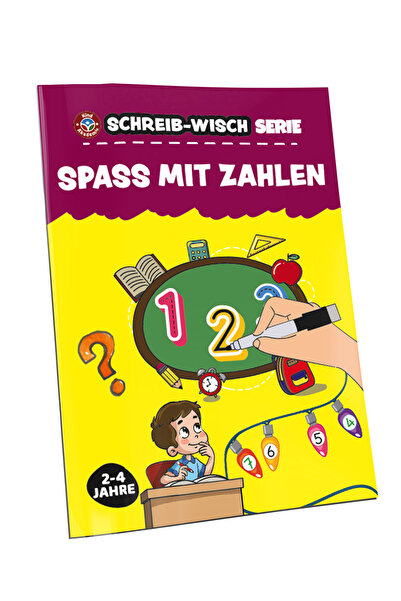 Çocuk Akademi Almanca Yaz Sil Serisi Eğlenceli Sayılar