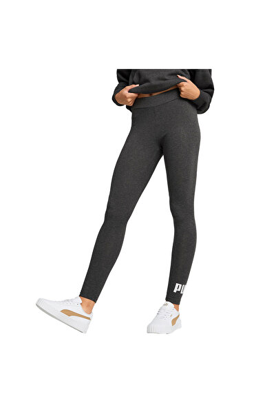 Puma Essential No. 1 Logo Kadın Gri Günlük Stil Tayt 68242607