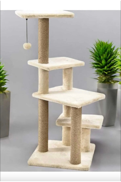 Nursoft Premium Tırmalama Tahtası Çok Katlı Uzun Boy Büyük Boy Kedi Ağacı