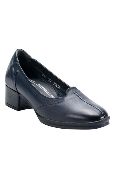Forelli 57202-g Levin Navy Blue Women's Comfort Leather Shoes