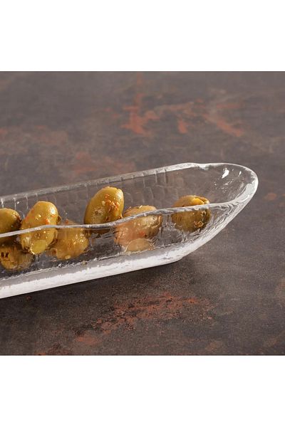 Paşabahçe Olives and Dates Presentation Plate - Catering Handmade