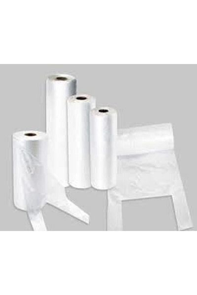 Ceylin Rolled Grease Bag Large Size Plucked Roll 200 Pieces Transparent Rolled Bag Grocery Bag Grocery Bag