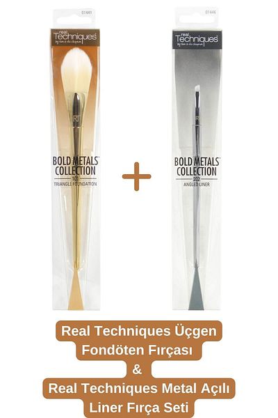 Real Techniques Bold Metal Triangle Foundation/Liner Brush