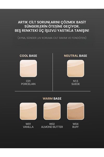 TFİT Tfıt Cushion Foundation Layering Fit Glow Cushion Ex 12 g Spf 50 /Pa All Day Long Shimmer Effect