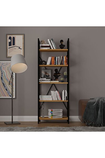 asratrend 6 RAFLI METAL KİTAPLIK TEK MODÜL