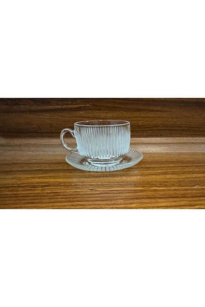 AR HOME 12 Pcs Handmade - Glass Tea & Coffee Cup Set