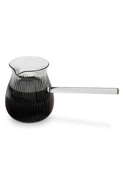 Fissman 500mL Glass Turkish Coffee Pot, High-Heat Resistant Glass Teapot, Perfect Pouring Spout