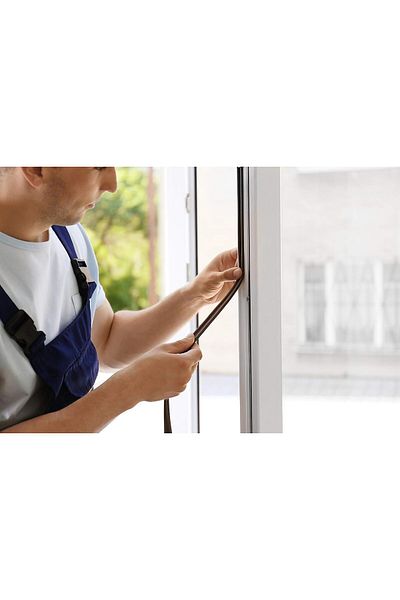 BABAWİCK Pimapen 10 Meters Black Pvc Chopping Wick Door and Window Seal