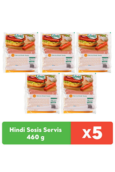 Pınar Hindi Sosis Servis 460 G X 5 Adet