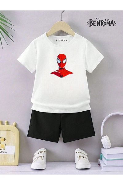 BENROMA Unisex Παιδικό Σετ Σορτς - Character Printed