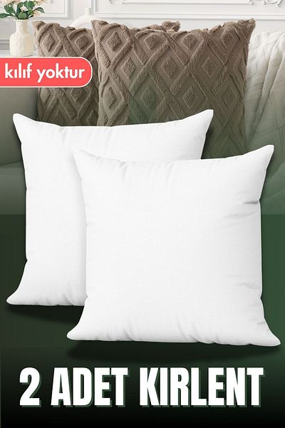 LADYNİL 45x45 εκ. Σετ μαξιλαριού με επένδυση 2 τεμαχίων - Απαλή και κομψή μοντέρνα διακόσμηση σπιτιού