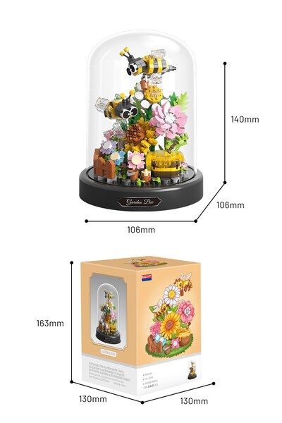 balody Mini Bahçe Serisi – Çiçeklerin Fısıltısı (BL16368) – Mikro Blok Yapı Oyuncakları Seti