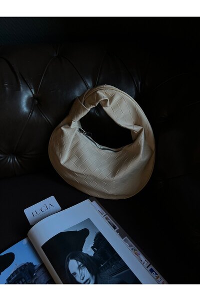 SHINELUC حقيبة مابيل بنمط عقدة محبوكة