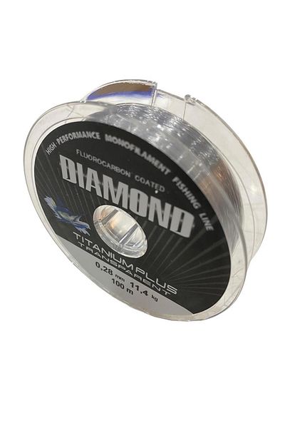 BAUER Diamond Titanium Plus 0.28 mm 100 Mt Reel Fishing Line - Color: Smoked 11.04 kg