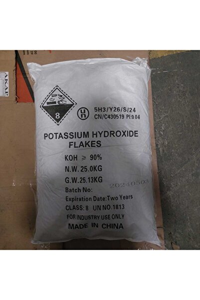 Unid POTASYUM HİDROKSİT - POTAS KOSTİK  (25KG)