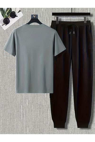 MODAVİBE Printed Bottom Top Set – Oversize, Double Sports Set, Comfortable and Fashionable Tracksuit