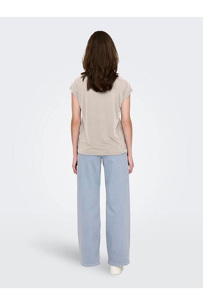 ONLY Tricou de bază pentru femei, cu decolteu în V, cu croiala normală - 15326642