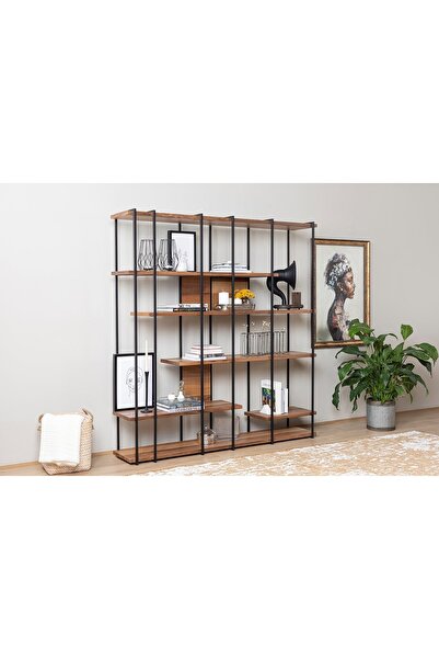 Vivense COOPER KİTAPLIK, CEVİZ