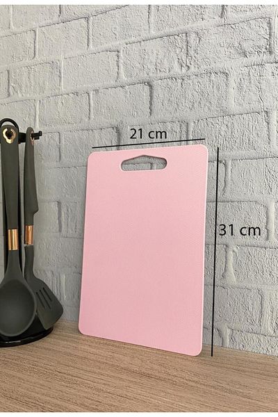 Saban Cutting Board Plastic Pink 21x31 Cm