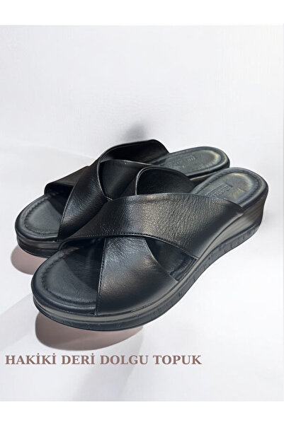 SHOUGO Натуральна шкіра, ортопедична підкладка, зручні щоденні капці