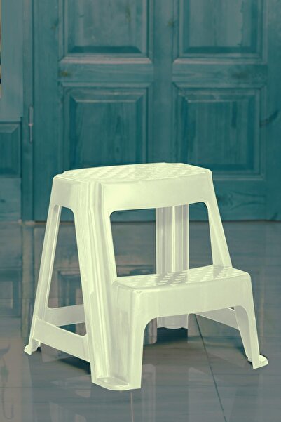 Saban Basamaklı Tabure ( Beyaz)