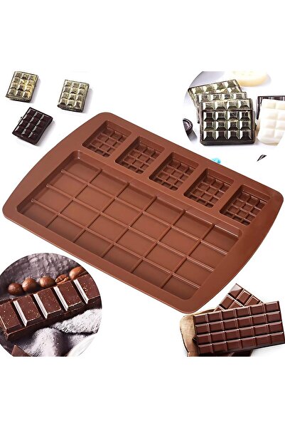 Siliko World قالب شوكولاتة صغير وكبير من السيليكون