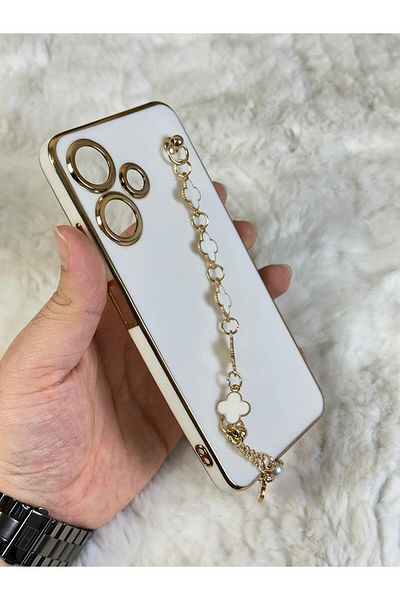Vip Case INFINIX HOT 30i - حامل يدوي مقاوم للأوساخ وقابل للمسح وحماية الكاميرا اللامعة من السيليكون