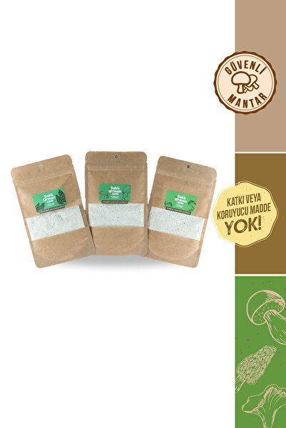 Saklı Orman 3'lü Çorba Paketi - Kuzugöbeği Mantarı, Porçini Mantarı, Sarıkız Mantarı 135 gr