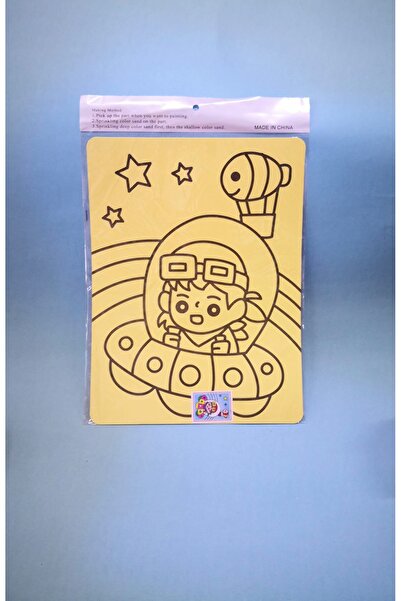 Linea Kum Boyama Oyunu Eğitici Aktivite A4 Boy Renkli 5 Yaş Çocuk Için Oyunca...