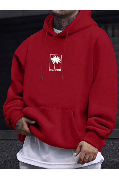 Lider Leather Hanorac imprimat cu glugă – Combinația confortului și eleganței "