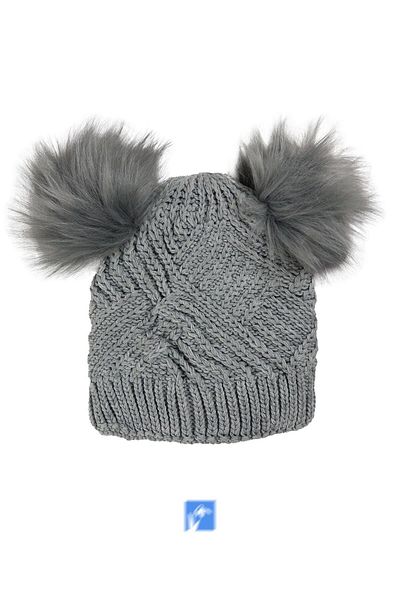 Kardelen Butik Denizli Winter, Autumn New Double Pompom Quality Beret