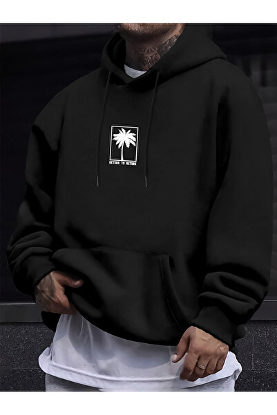 Lider Leather Hanorac imprimat cu glugă – Combinația confortului și eleganței "