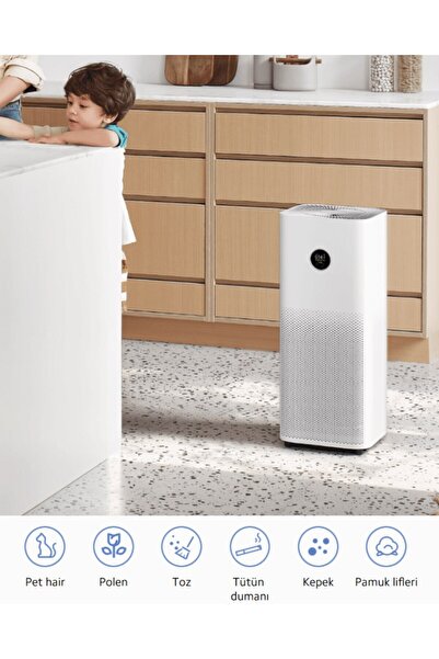 Xiaomi Akıllı Hava Temizleyici 43m2 Etkili Alan Virüs Polan Hapseder Wi-fi Ve...