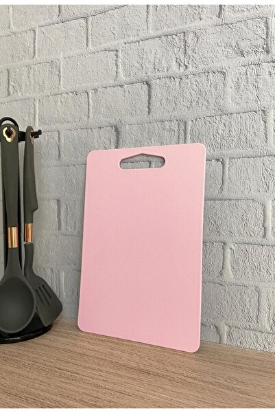 Saban لوح تقطيع بلاستيك وردي 14x24 سم