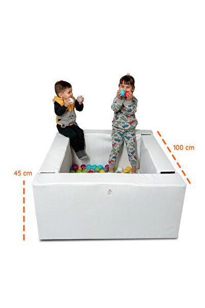 vega çocuk Beyaz Top Havuzu 25x100x15