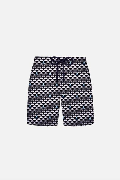 AYYILDIZ 106 Sail Patterned Boys' Swim Shorts