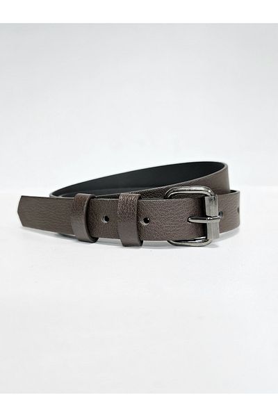 Kemerix Women's Roller Buckle 2.5 cm Brown Belt