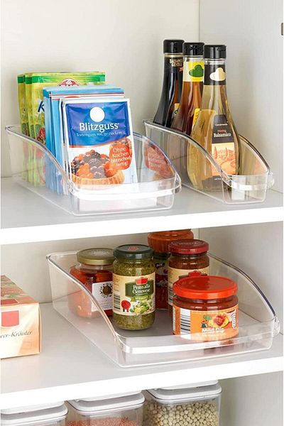 Saban Refrigerator Organizer Transparent 3 Piece Set