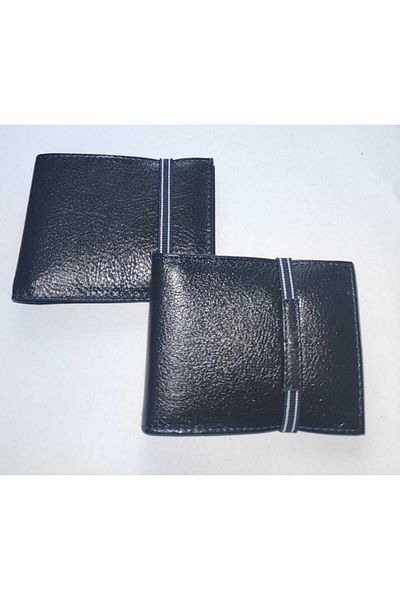 firdevsi hobi GENUINE LEATHER HORIZONTAL RUBBER HOUSING 20 TRANSPARENT CARD HOLDER WALLET