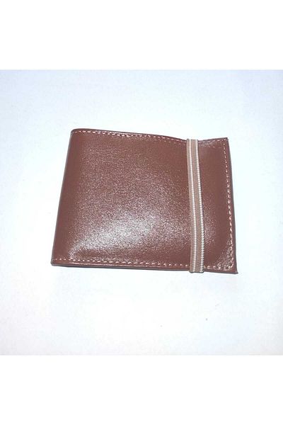 firdevsi hobi GENUINE LEATHER HORIZONTAL RUBBER HOUSING 20 TRANSPARENT CARD HOLDER WALLET