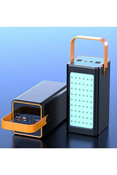 The Wlue 70.000 mAh LED Aydınlatmalı Powerbank / 22.5W PD Hızlı Şarj / Dijita...