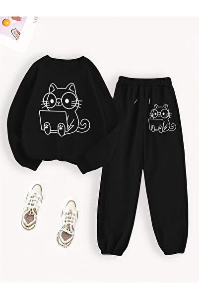 MODAVİBE Σετ εμπριμέ στο κάτω μέρος – Υπερμεγέθη, διπλό αθλητικό σετ, άνετο κ...