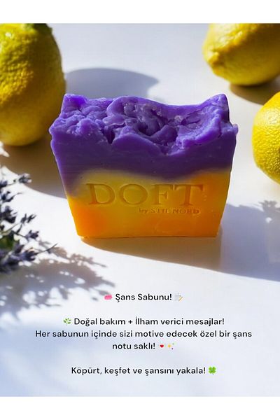 Stil Nord Doft Natural Handmade Lucky Soap (Lavendar - Lemon - Orange Oil) 150 g - Soap