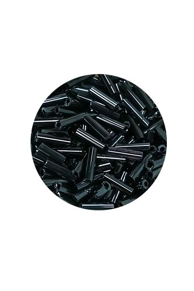 STUMBANNG Long Tube Cut Beads Diameter 2mm Length 10 mm - 20 Grams - Dark Green - Bnc227