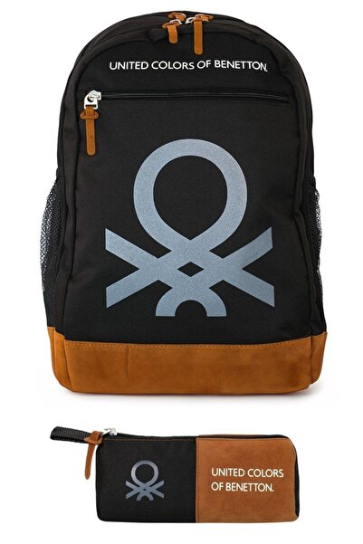 United Colors of Benetton Sofistike Siyah Erkek Çocuk İlkokul ve Ortaokul Çan...