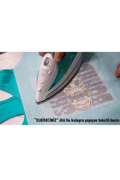 VİZYON İKRA "Esmer Girl" Themed Printing on Fabric and Leather Fabric Applique Patch Ironing Transfer Printing Paper