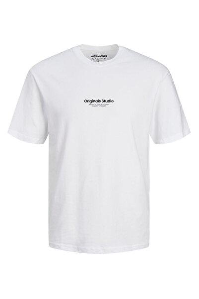 Jack & Jones Large Size Chest Logo Printed T-Shirt - Vesterbro