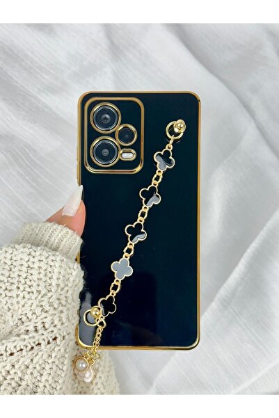 Vip Case Redmi Note 12 Pro 5g (Overseas) Dirt-Resistant Glossy Camera Protection Silicone Handset with Hand Grip