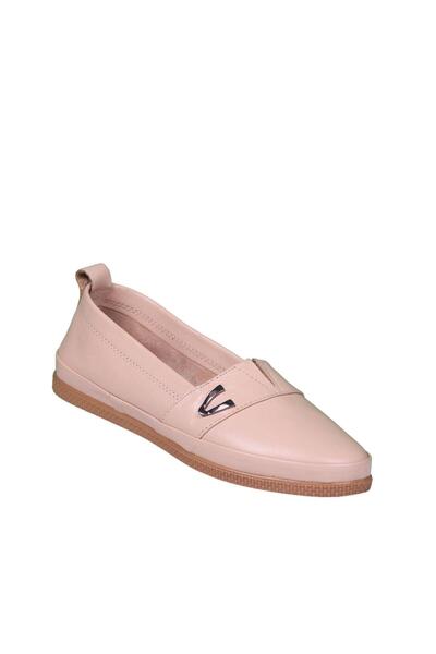 LORRA SHOES 25-2120 حذاء باليه كاجوال من الجلد الطبيعي للنساء