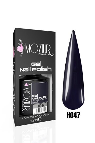 MOZIUR H047 (KOYU LACİVERT) Uv Led Kalıcı Oje 10ml